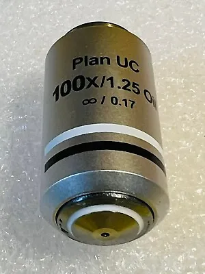 Motic Plan UC Oil Microscope Objective Lens 100X 1.25 0.17 For Motic Panthera • $269