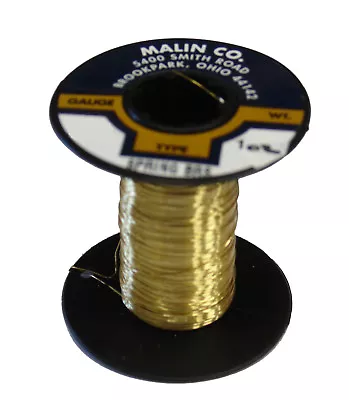 New Brass Clock Spring Wire Spool - Many Uses! - Choose From 4 Sizes • $10.75