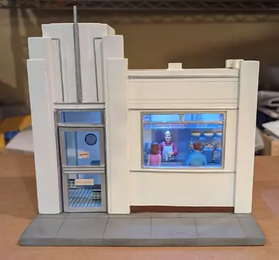 West Coast / Diorama Vintage White Tower Diner / 1:24th Scale HTF • $14.99