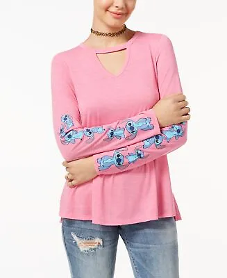 Hybrid Apparel Juniors' Disney Stitch Choker T-Shirt Movie • $15.36