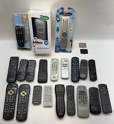 Lot Of 21 Vintage TV VCR DVD Remote Controls Radio Shack Pioneer JVC + Untested • $9.99