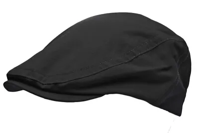 £5.99 • Buy Shower Proof Flat Cap Waterproof Water Resistant Black  Country Outdoor Hat