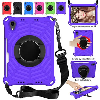 Kids Shockproof Case For IPad 9 8 7 6 Mini Pro 11 Air Rubber Cover Stand+Strap • $16.56