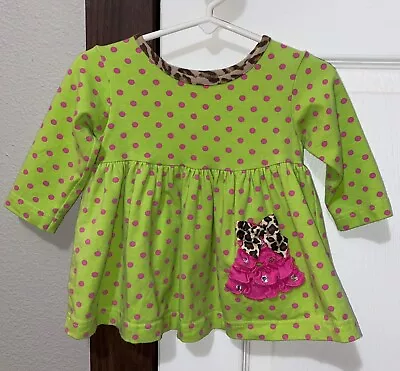 Molly & Millie Girls Long Sleeve Shirt Size 12 Months  • $7