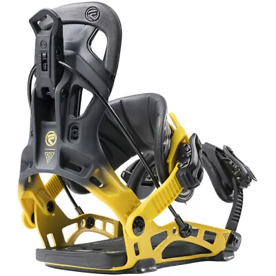 Flow NX2 Fusion Men's Snowboard Binding Step IN Binding Yellow Black New • $292.93