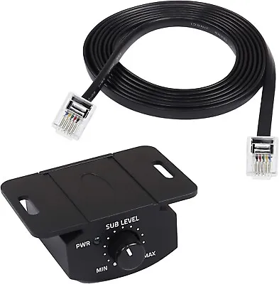 Bass Control Knob Remote Amplifier Car Audio Universal Cable • £11