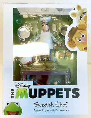 NEW Diamond Select Toys The Muppets SWEDISH CHEF Action Figure & Accessories • $37.96