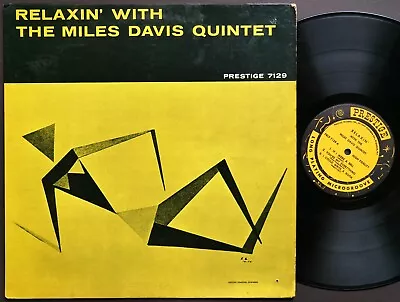 MILES DAVIS Relaxin' LP PRESTIGE PRLP 7129 NJ RVG MONO John Coltrane Red Garland • $220.14