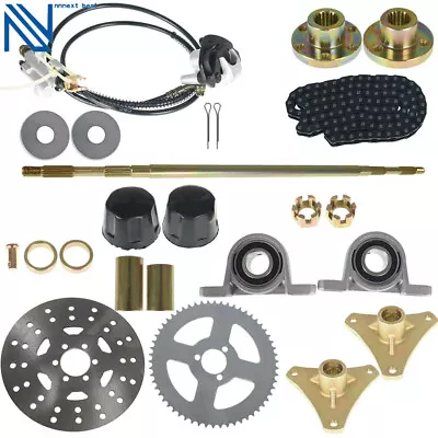 AU Sprocket Hub Brake Assembly Chain Hub Drift Trike Go Kart Rear Live Axle Kit • $112.55