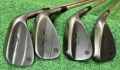 Titleist Vokey BV SM7 Jet Black Raw Wedge Set - 48- 50 -52- 56 • $299.99