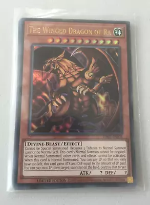 LDK2-ENS03 The Winged Dragon Of Ra | Ultra Rare YuGiOh Egyptian God Card Lim Ed • £3.95