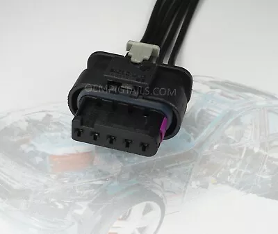 5-Wire Mass Air Flow SENSOR Connector For VW Jetta Golf AUDI A3 A4 A6 • $18.95