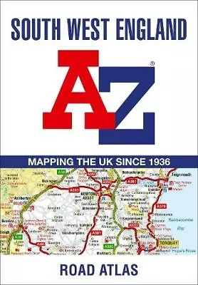 South West England A-Z Road Atlas By A-Z Maps • £7.96