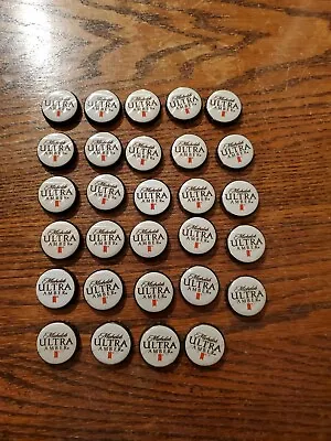  Michelob Ultra AMBER Bottle CAPS Crowns 29 No Dents  • $5