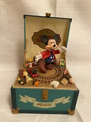 Disney Mickey Mouse - RARE Mickey's Toy Chest Music Box By Schmid • $40