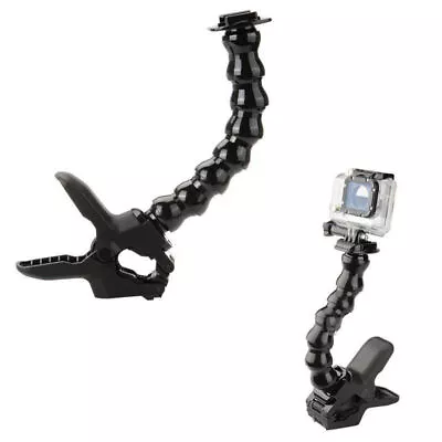 $20.99 • Buy Flexible Jaws Clamp Mount Clip Neck For GOPRO Hero Adjustable Accessories