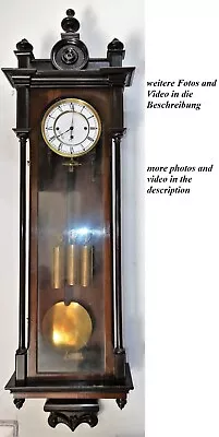 130cm F.Kunz-Wien-Gründrzeit Grand Sonnerie Wiener Regulator Quarter 12243 • £1177.84