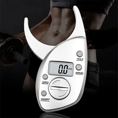 £7.82 • Buy Digital Mechanical Body Fat Caliper Measure Skin Fold Waist Tool Tester Fitness