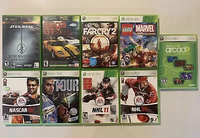 Mixed NTSC Xbox 360 Games Bundle *FREE FAST POST* Collection Star Wars NASCAR • $37.98