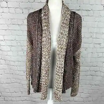 Moth | Wool Blend Cardigan| Multi Color Mixed Knit Design | Size M • $30.10