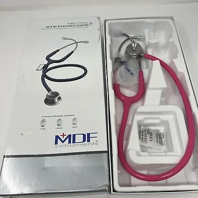 NEW MDF 77732 MD One Infant Child Stainless Steel Stethoscope PINK NEW OPEN BOX • $59.99