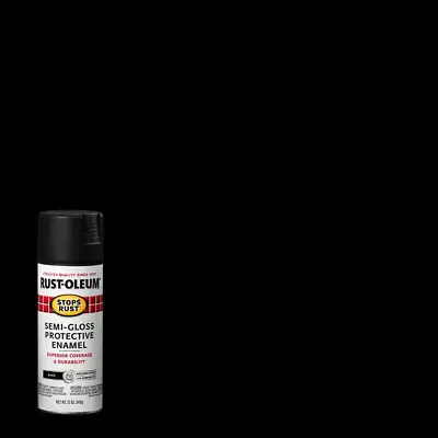 12 Oz. Protective Enamel Semi-Gloss Black Spray Paint (6-Pack) • $42.65