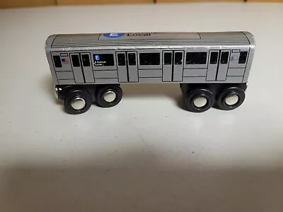 Munipals Wooden Subway Train 8 Avenue Local E Train New York City Good Condition • $13