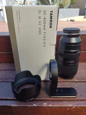 $1699 • Buy Lightly Used Tamron 50-400mm Lens For Sony FE E Mount