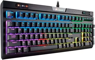 Corsair Strafe RGB MK.2 -Cherry MX Red- Mechanical Gaming Keyboard -No Rest Palm • $49.99