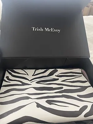 Trish McEvoy Zebra Large Makeup Bag New In Box • $29