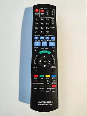 HDD IR8 N2QAYB001058 Replacement Remote Control For Panasonic HDD DVD Recorder • £4.99