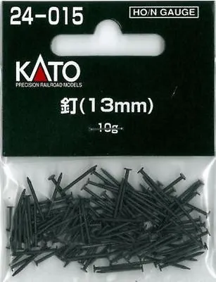 Kato 24-015 - 1 X 10g Pk 13mm Long N/00 Black Track Fixing Pins 2nd Large Letter • £3.99