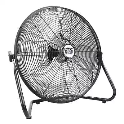 Maxx Air Floor Fan 20  High-Velocity 3-Speed Standalone Perpendicular Plug-In • $88.22