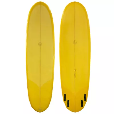 6'9  Mitsven Surfboards  Mini Simmons  Used Quad Fin Groveler Midlength Surfboar • $824.99