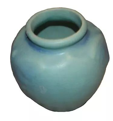 Van Briggle Greenish Blue Vase 4” High • $49.99