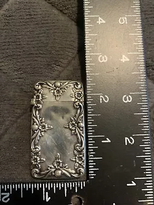$11.50 • Buy Antique Sterling Silver Match Safe. Broken Lid Hinge