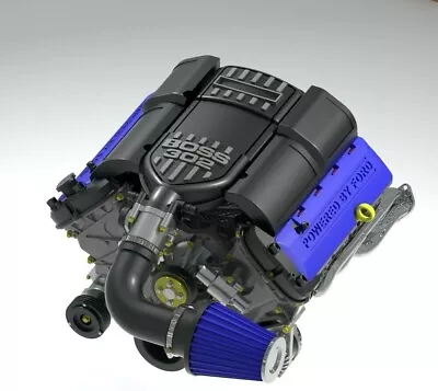 1/25 3D Resin Ford Coyote Boss 302 Engine W/ Trans Scale Model Kits • $14.99