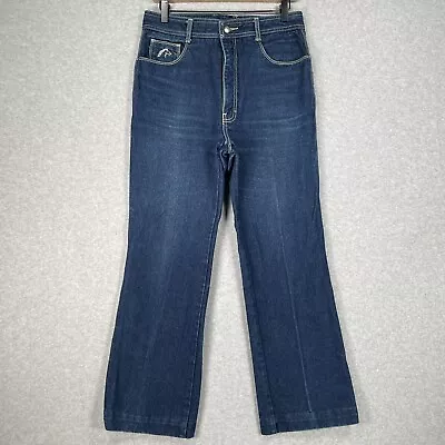 Vintage Jordache Jeans Straight Womens 34 Dark Wash Heavy Horseback Riding Denim • $49.99