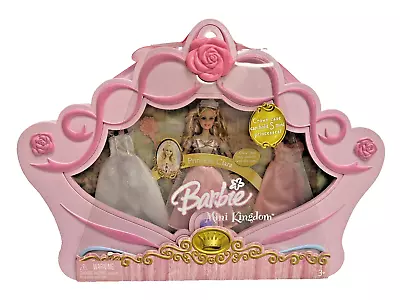 2005 Mattel Princess Clara Barbie Doll Crown Plastic Case Mini Kingdom • $59.99