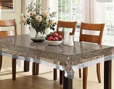 $22.09 • Buy Charhdi Kala Dining Table Cover 6 Seater|Table Cloth|Table Cover For Home, Wp