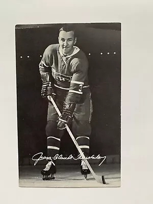 1968-69 Montreal Canadiens Team Issue Photo/Postcard - Jean-Claude Tremblay • $2.91