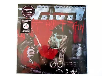 Voivod War And Pain Lp 2017 Import Deep Purple/black Marbled Vinyl • $39.99