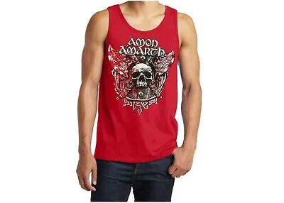 Amon Amarth Rock Band Red Tank Top Men's Sizes • $16.99