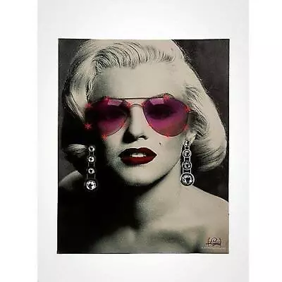 Marilyn Monroe Glasses LED Light Canvas Wall Art Retro Decor (16 X20 ) • $27.99