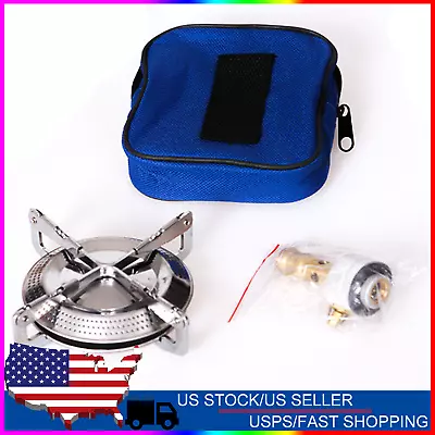 Mini Camping Stove Gas Jet Burner Portable Foldable Cooker Outdoor Heater • $13.99