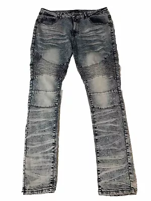 Red Ape Stacked Acid Wash Slim Jeans Mens 36 Not Distressed RN97891 Skater  • $29.90