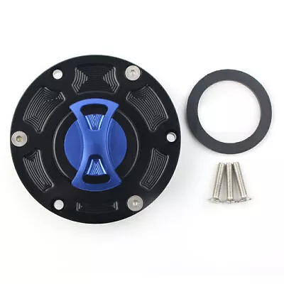 Blue CNC Fuel Gas Tank Cap For Kawasaki Ninja 250R EX250 2008-2012 EX300 13-14 • $25.67