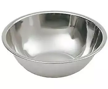 Stainless Steel Kitchen Bowl Catering Baking Salad Serving Mixing Bowls 30cm • £6.59