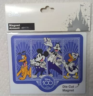 Die Cut Disney World Parks 100th Anniversary Mickey Mouse & Friends Magnet New! • $16