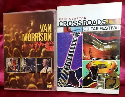 Van Morrison- Live At Montreux 1980 1974 (DVD 2006 2-Disc Set) & Eric Clapton S • $19